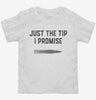 Just The Tip Funny Bullet Toddler Shirt 666x695.jpg?v=1723170381