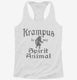 Krampus Is My Spirit Animal  Womens Racerback Tank