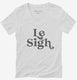 Le Sigh  Womens V-Neck Tee