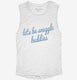 Lets Be Snuggle Buddies  Womens Muscle Tank