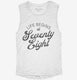 Life Begins At 78 white Womens Muscle Tank