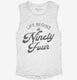 Life Begins At 94 white Womens Muscle Tank