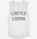 Limited Edition white Womens Muscle Tank