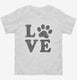 Love Paw Dog  Toddler Tee