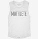 Mathlete white Womens Muscle Tank