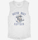 Motor Boat Captain  Womens Muscle Tank