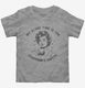 My Alone Time Is For Everyone's Safety grey Toddler Tee