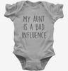 My Aunt Is A Bad Influence Funny Baby Bodysuit 666x695.jpg?v=1706844304