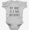 My Aunt Is A Bad Influence Funny Infant Bodysuit 666x695.jpg?v=1706844304