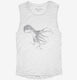 Octopus white Womens Muscle Tank