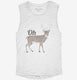 Oh Deer white Womens Muscle Tank