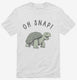 Oh Snap Funny Snapping Turtle Joke white Mens