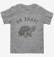 Oh Snap Funny Snapping Turtle Joke grey Toddler Tee