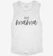 Oily Mama Essential Oil white Womens Muscle Tank