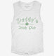 Paddy's Pub St. Patrick's Day Drinking white Womens Muscle Tank