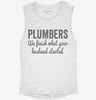 Plumbers We Finish What Your Husband Started Womens Muscle Tank C89ed1b8-a3c1-4b4d-a1bb-ed88664d5bd4 666x695.jpg?v=1700711292