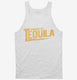 Powered By Tequila Funny Drinking  Tank