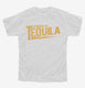 Powered By Tequila Funny Drinking  Youth Tee