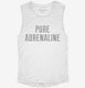 Pure Adrenaline white Womens Muscle Tank