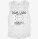 Real Cars Don't Shift Themselves Funny Manual Shifter  Womens Muscle Tank