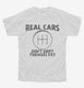 Real Cars Don't Shift Themselves Funny Manual Shifter  Youth Tee