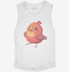 Red Bird Graphic  Womens Muscle Tank