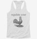 Regulate Your Rooster  Womens Racerback Tank