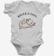 Relax A Lotl Funny Cute Lazy Cozy Axolotl  Infant Bodysuit