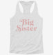 Retro Big Sister  Womens Racerback Tank