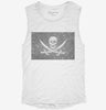 Retro Vintage Calico Jack Pirate Flag Womens Muscle Tank 1f5000b2-1e3e-457c-beb5-9a90d397eaf7 