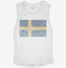 Retro Vintage Sweden Flag Womens Muscle Tank 04e2e012-c75d-4402-953a-54560753f6da 666x695.jpg?v=1700709015