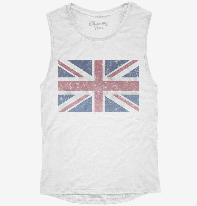Retro Vintage United Kingdom Union Jack Flag T-Shirt