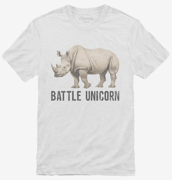 Rhino Battle Unicorn T-Shirt