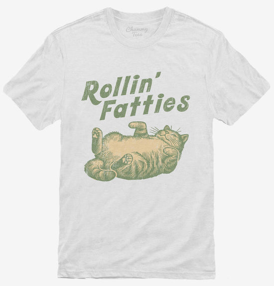 Rollin Fatties Cat T-Shirt