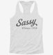 Sassy Since 1924  Womens Racerback Tank