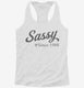 Sassy Since 1988  Womens Racerback Tank