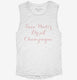 Save Water Drink Champagne  Womens Muscle Tank