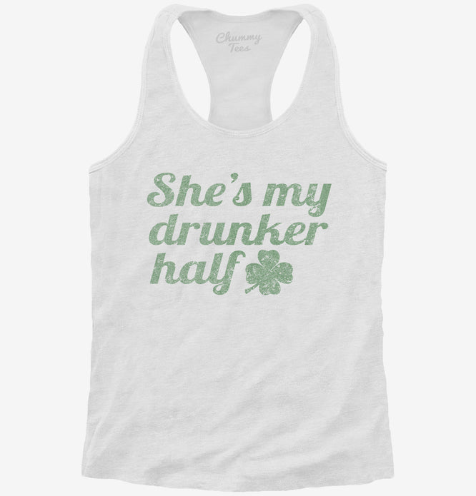 She's My Drunker Half St Patrick's Day Couples T-Shirt