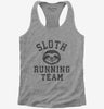 Sloth Running Team Womens Racerback Tank Top 