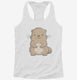 Smiling Beaver  Womens Racerback Tank