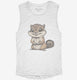 Smiling Chipmonk  Womens Muscle Tank