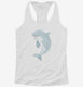 Smiling Dolphin  Womens Racerback Tank