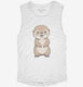 Smiling Otter  Womens Muscle Tank