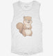 Smiling Squirrel  Womens Muscle Tank