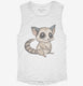 Smiling Sugar Glider  Womens Muscle Tank