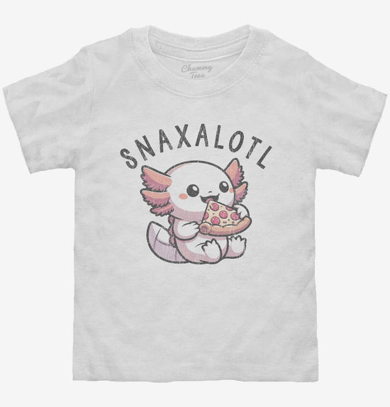 Snaxalotl Funny Cute Snacking Axolotl T-Shirt
