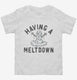 Snowman Having A Meltdown  Toddler Tee