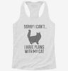 Sorry I Cant I Have Plans With My Cat Womens Racerback Tank 686a9fe9-62bf-4843-8e4c-6f020849116d 666x695.jpg?v=1700662391