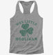 St. Patrick's Day Little Hooligan grey Womens Racerback Tank