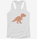 T-Rex Graphic  Womens Racerback Tank